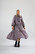 FLOWY- DRESS LONG, FLOWER LEA