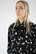 FLOWY- DRESS LONG, DAISY BLACK