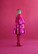 LUSH- DRESS, SILK GLITTER PINK