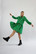 FLOWY- DRESS, DAISY GREEN