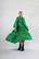 FLOWY- DRESS LONG, DAISY GREEN