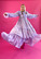 DISHY- long DRESS, LAVENDER GLITTER