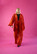 VELVET KIMONO, ORANGE