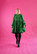 DISHY- DRESS, GLITTER GREEN
