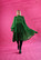 DISHY- DRESS WITH BOW COLLAR, GLITTER GREEN