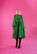 DISHY- DRESS WITH BOW COLLAR, GLITTER GREEN