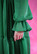 DISHY- DRESS WITH BOW COLLAR, GLITTER GREEN