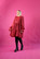 DISHY- DRESS, GLITTER RED