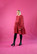 DISHY- DRESS, GLITTER RED