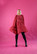 DISHY- DRESS, GLITTER RED