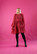 DISHY- DRESS, GLITTER RED