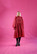 DISHY- DRESS WITH BOW COLLAR, GLITTER RED