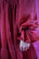 DISHY- DRESS WITH BOW COLLAR, GLITTER RED