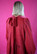 DISHY- DRESS WITH BOW COLLAR, GLITTER RED