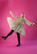 DISHY- DRESS, GLITTER SILVER GOLD
