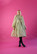 DISHY- DRESS WITH BOW COLLAR, GLITTER SILVER GOLD