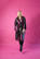 COAT DRESS - PINK STRIPE