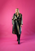 COAT DRESS - GOLD STRIPE
