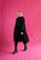 DISHY- DRESS WITH BOW COLLAR, GLITTER BLACK
