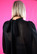 DISHY- DRESS WITH BOW COLLAR, GLITTER BLACK