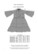 LUSH- DRESS with BOW COLLAR, WALNUT