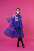 LUSH - DRESS TULLE LACE, BLUE PURPLE