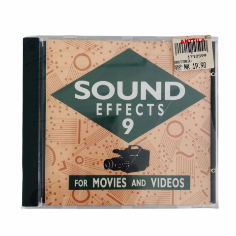 CD-levy, Sound Effects 9 - For Movies and Videos