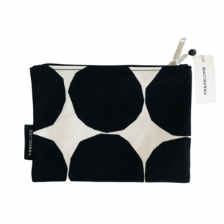 Meikkipussi, Marimekko Pienet kivet - musta