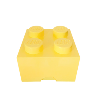 Säilytyslaatikko Lego, keltainen