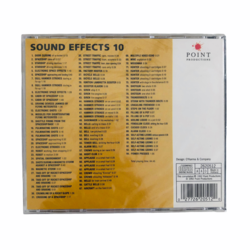 CD-levy, Sound Effects 10 - For Movies and Videos