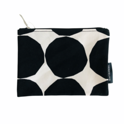 Meikkipussi, Marimekko Pienet kivet - musta