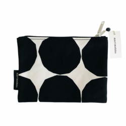 Meikkipussi, Marimekko Pienet kivet - musta