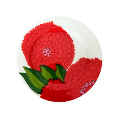 Lautanen, Marimekko Primavera - punainen