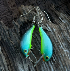 Turquoiserib earrings