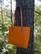 Tote-laukku, pienempi, oranssinkeltainen