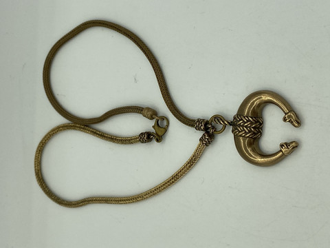Kalevala koru Hirvenpää necklace, bronze - Emman Aarrearkku