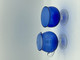 Kumela blue sugar bowl and creamer, blue