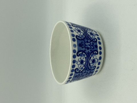 Ali sugar bowl, blue