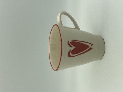 Pentik Heart mug, red - Emman Aarrearkku