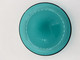 Glass plate, turquoise