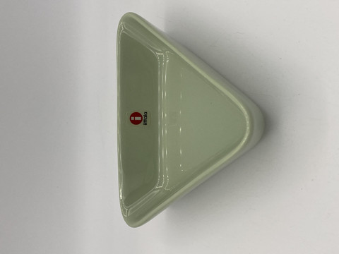 Teema triangle dish, celadon green
