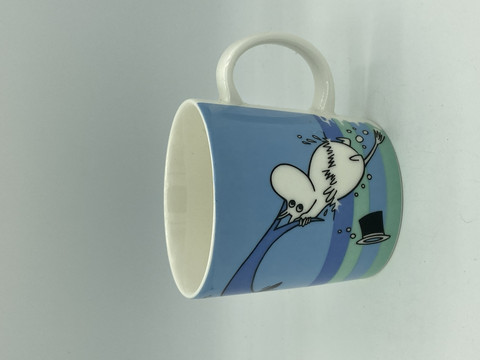 Moomin mug 2007 Dolphin dive, no label