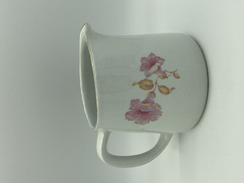 Milk jug with floral pattern