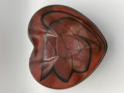 Pentik Studio heart bowl, red