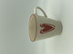 Pentik Heart mug, red