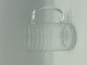 Ruuturitari beer mug, clear