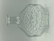 Stella Polaris art glass bottle, clear