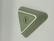 Teema triangle dish, celadon green