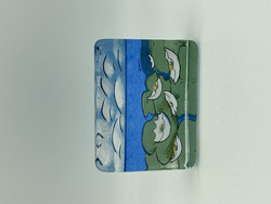 Glaskort Näckros 9,5x8cm
