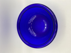 Luna big dessert bowl, cobalt blue